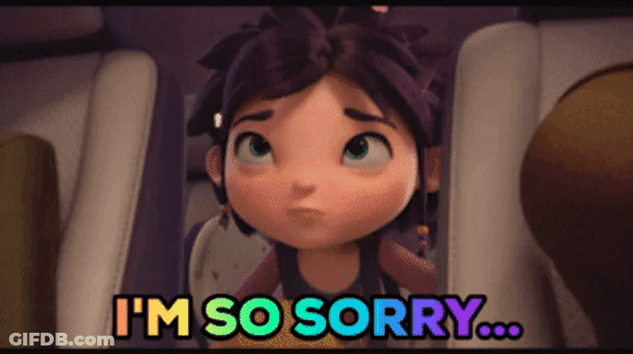 So Sorry Regretful Animal Crackers GIF