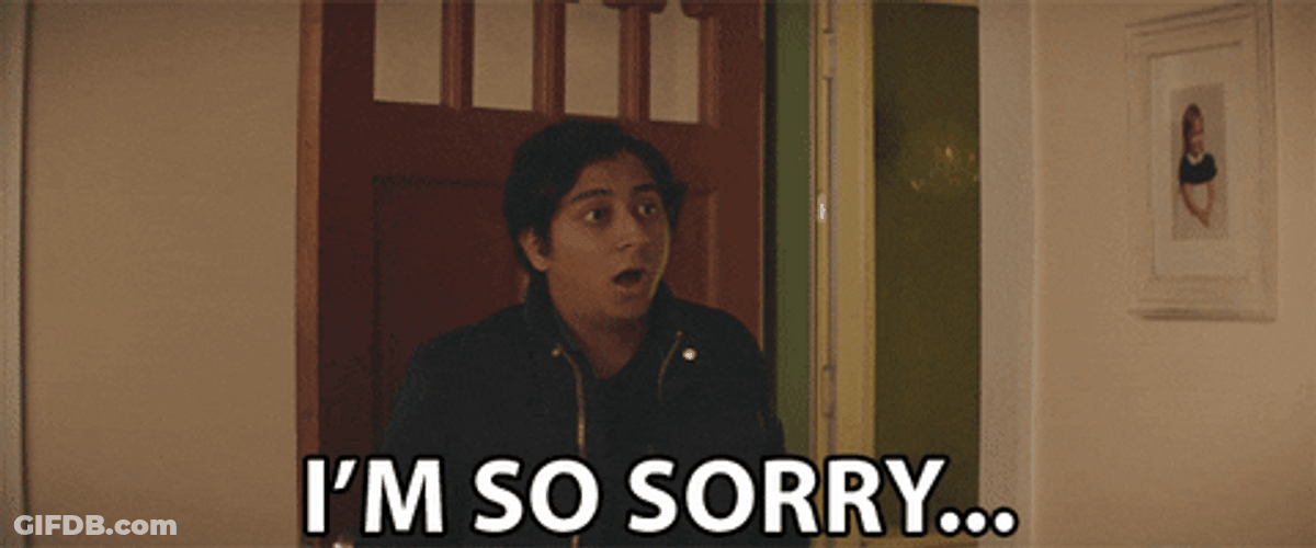 So Sorry Tony Revolori Walking Out GIF
