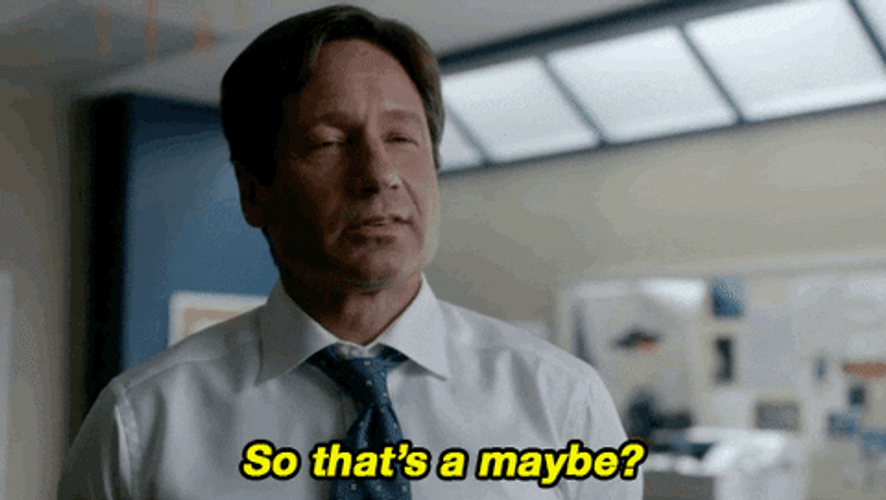 So That's A Maybe? GIF