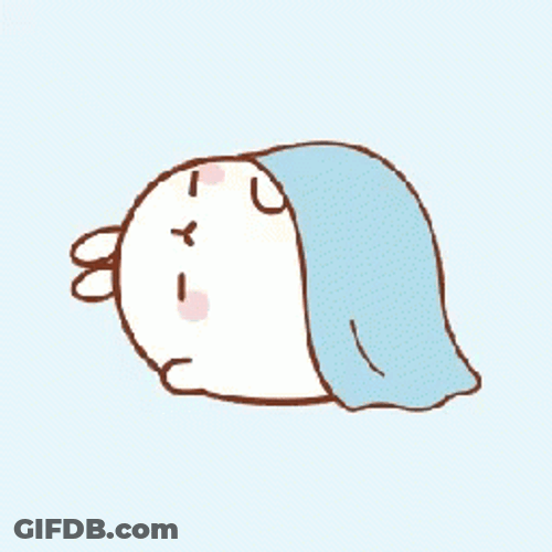 So Tired Molang Very Sleepy GIF