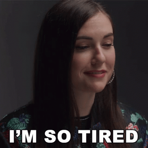 So Tired Sasha Grey Cute While Smiling GIF
