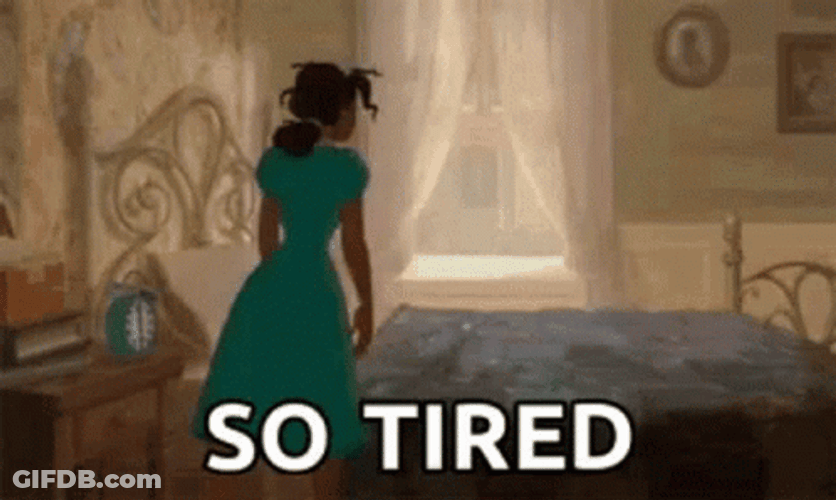 So Tired GIF