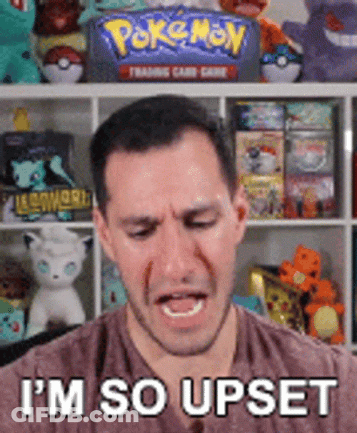 So Upset Pokemon Fan GIF