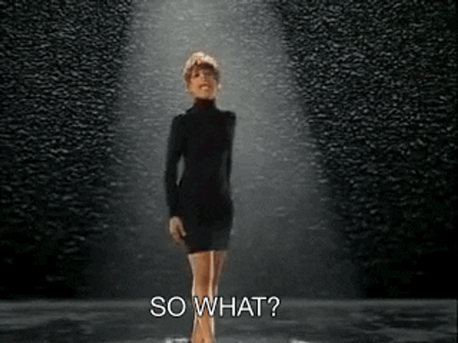 So What Whitney Houston Music Video GIF