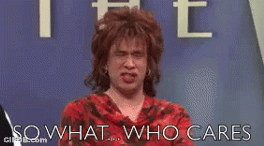 So What Who Cares Fred Armisen SNL GIF
