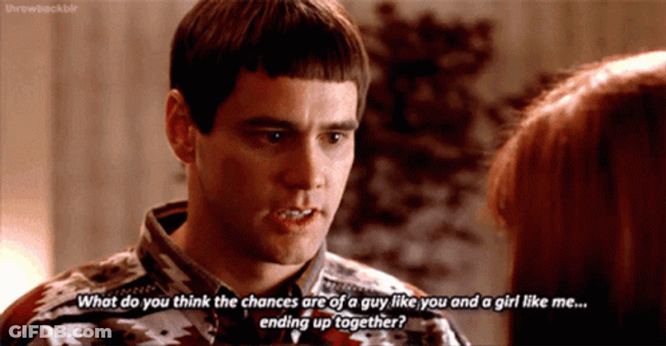 So You're Telling Me There's A Chance GIF