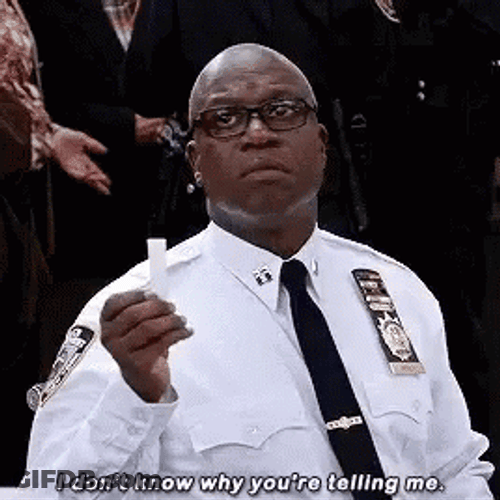 So You're Telling Me There's A Chance Guard GIF