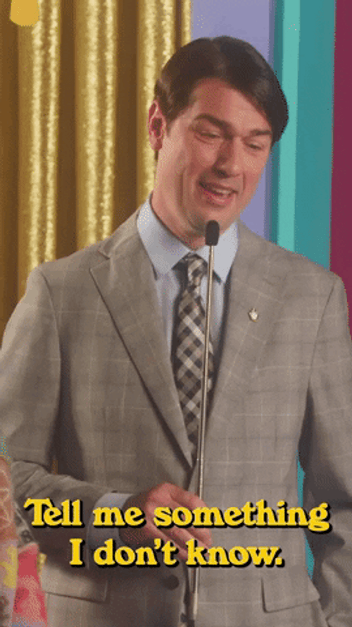 So You're Telling Me There's A Chance Knowing GIF