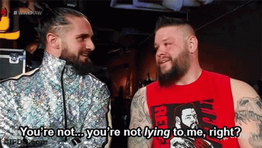 So You're Telling Me There's A Chance Lying GIF