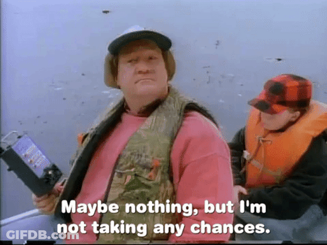 So You're Telling Me There's A Chance Sinking GIF