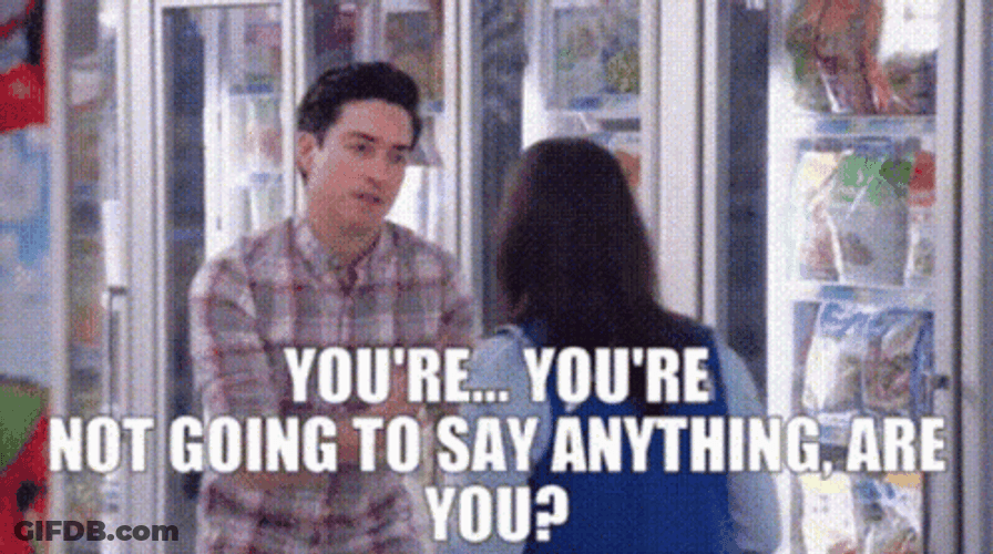 So You're Telling Me There's A Chance Speaking GIF