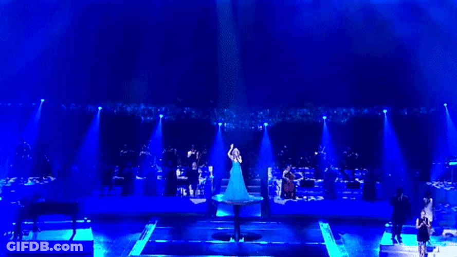 Soaking Wet During Performance GIF