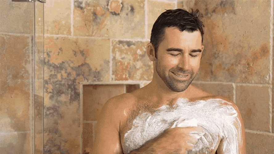 Soap Drop With Chimpanzee GIF