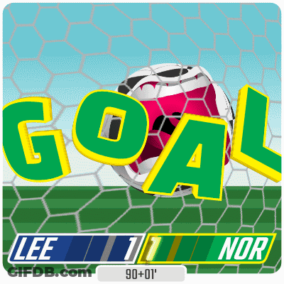 Soccer Ball Going Through Goal Net GIF