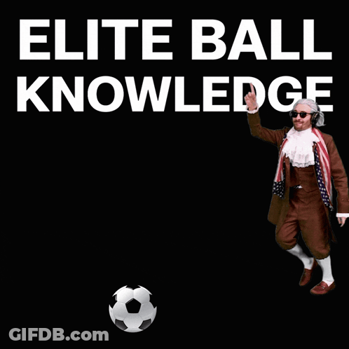 Soccer Ball On Black With Elite Ball Knowledge GIF
