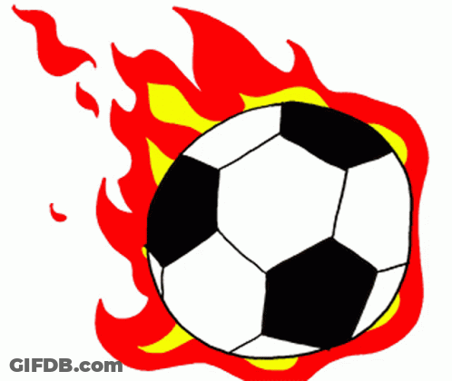 Soccer Ball On Fire GIF