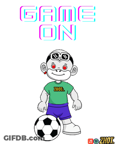 Soccer Ball Saying Game On GIF