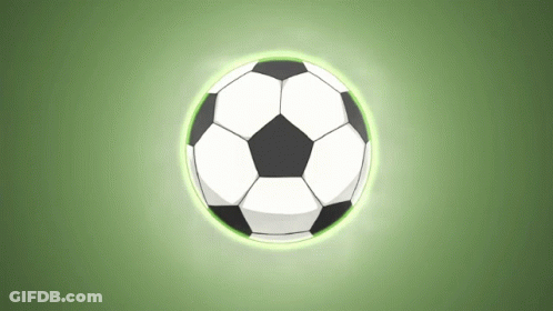 Soccer Ball With Green Glow GIF