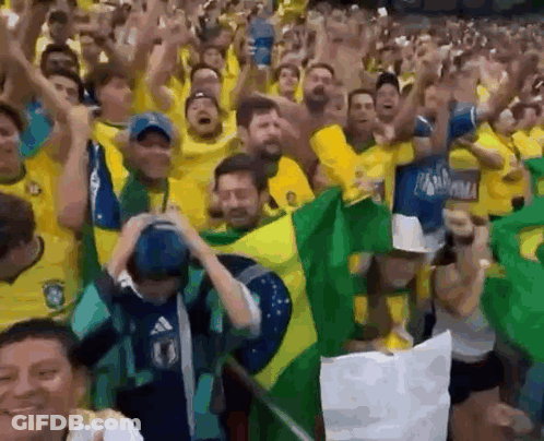 Soccer Crowd With Adidas Jersey GIF