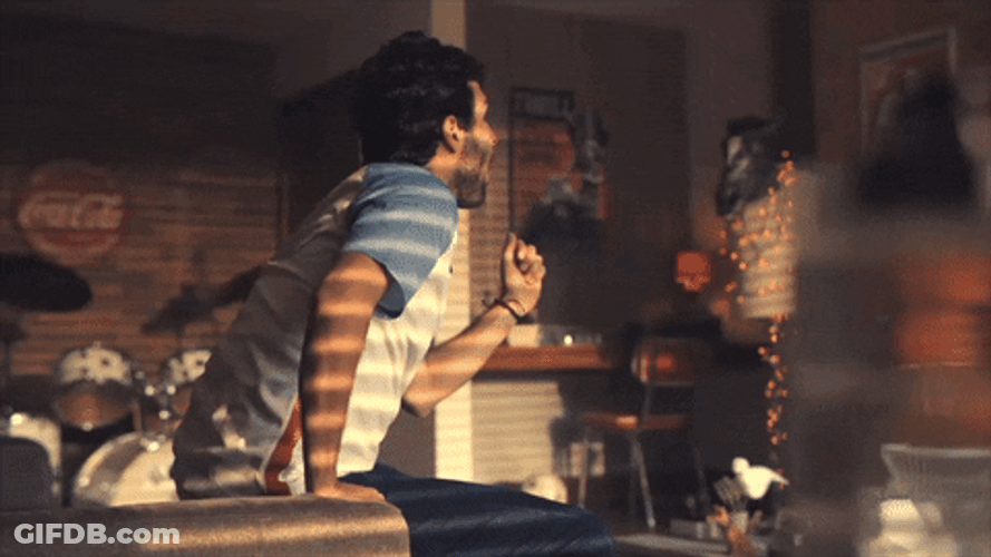 Soccer Fan Reaction GIF