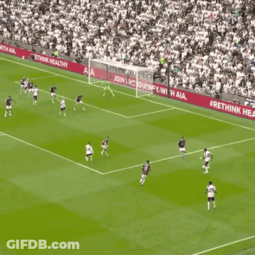 Soccer Field Join The Journey Sign GIF