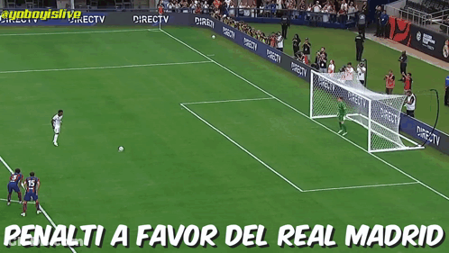 Soccer Field Penalti A Favor Del Real Madrid GIF