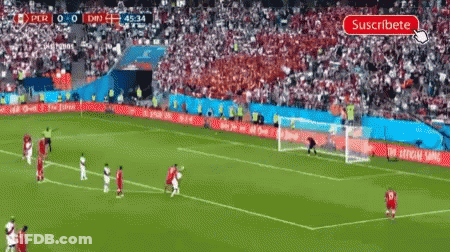 Soccer Field Sign Suscribete GIF