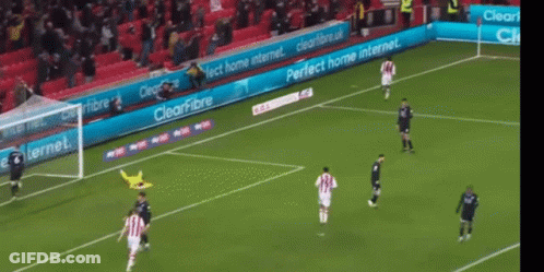Soccer Field With ClearFibre Ad GIF