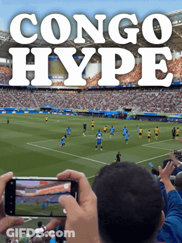 Soccer Field With Congo Hype GIF