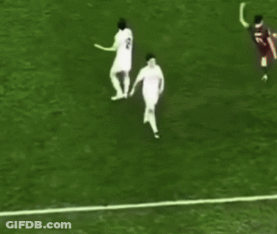 Soccer Field With Crowd Watching GIF