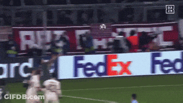 Soccer Field With FedEx Ad GIF