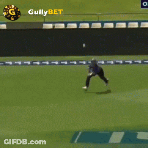 Soccer Field With Gullybet Logo GIF