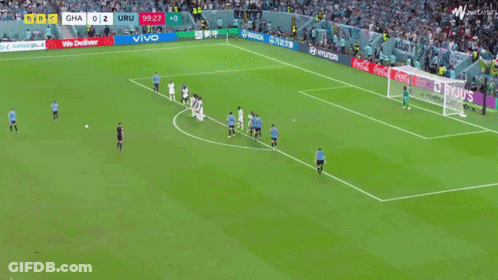 Soccer Field With Hyundai And Coca-Cola Ads GIF