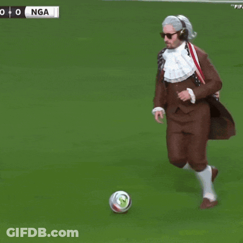 Soccer Field With Play Now Cut Sign GIF