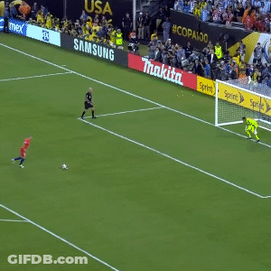 Soccer Field With Samsung And Makita Ads GIF