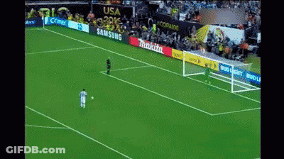Soccer Field With Samsung And Makita Ads GIF