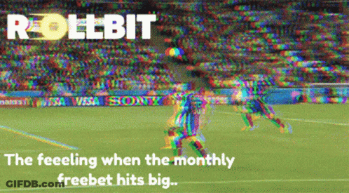 Soccer Field With The Feeling When The Monthly Freebet Hits Big GIF