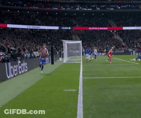 Soccer Field With Uber Eats GIF