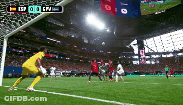 Soccer Game 0-0 In Stadium GIF