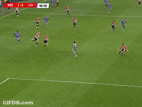 Soccer Game 1-0 Score GIF