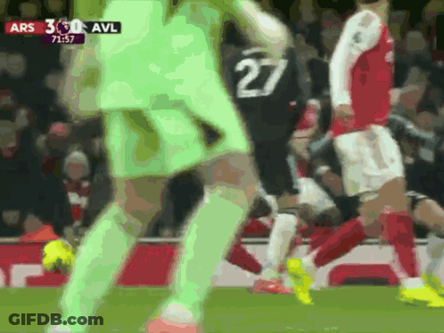 Soccer Game ARS Vs AVL 7:57 GIF