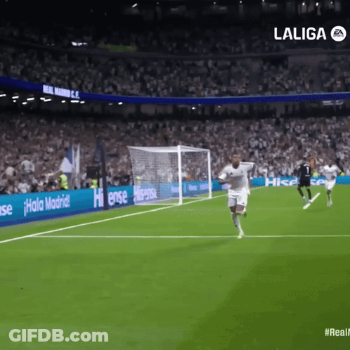 Soccer Game At LaLiga Hisense Stadium GIF
