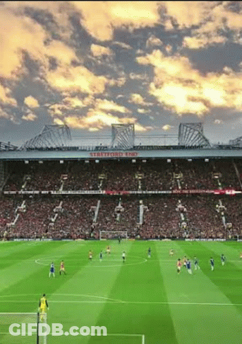 Soccer Game At Stratford End Stadium GIF