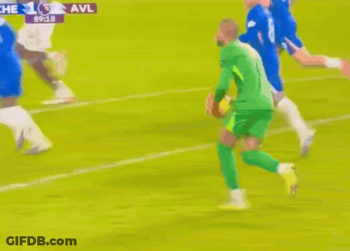 Soccer Game AVL Vs HE On TV GIF