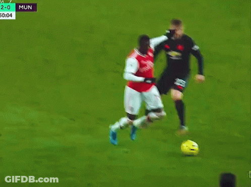 Soccer Game Between Ars And Mun 2-0 GIF