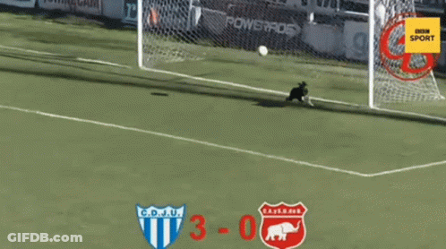 Soccer Game Between C.D.J.U. And Casabank GIF