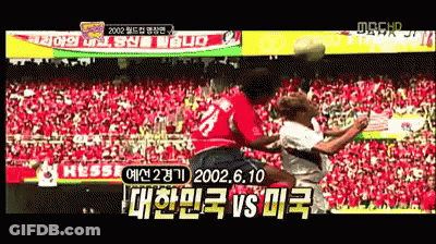Soccer Game Between Korea And United States GIF