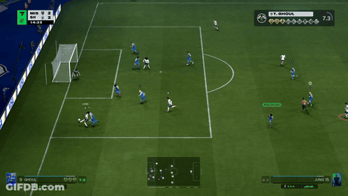 Soccer Game Between Mis 1 And D.T. Ghoul GIF