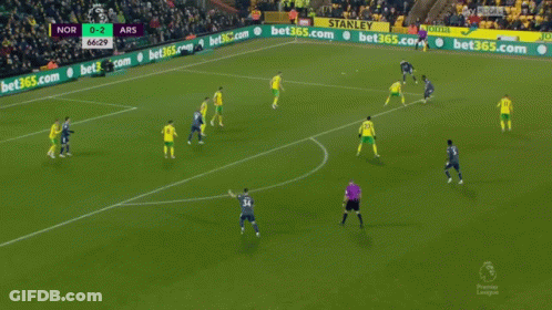 Soccer Game Between NOR And ARS On Sky Sports GIF