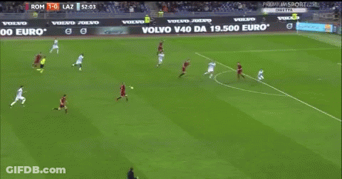 Soccer Game Between Rom And Lazio GIF